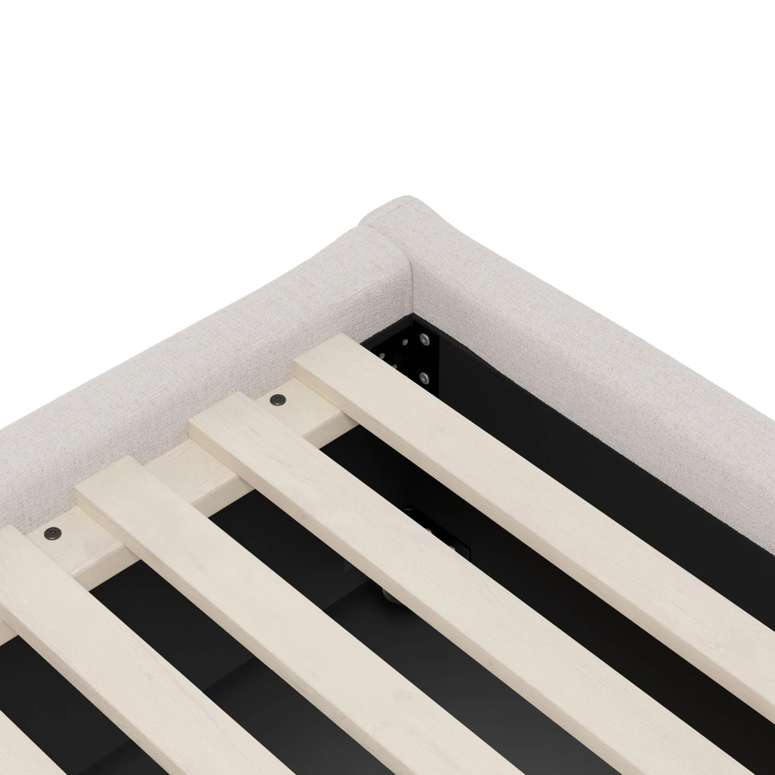 Calabri King Upholstered Bed - Napa White - Image 4
