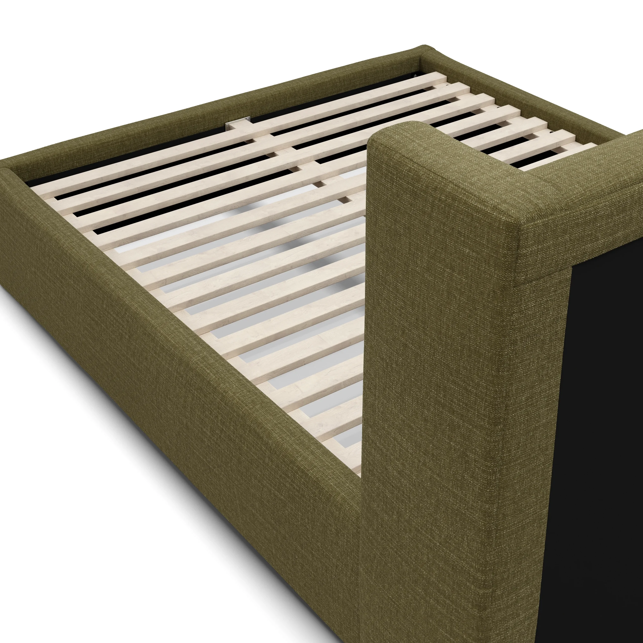 Calabri Queen Upholstered Bed - Napa Moss - Image 4