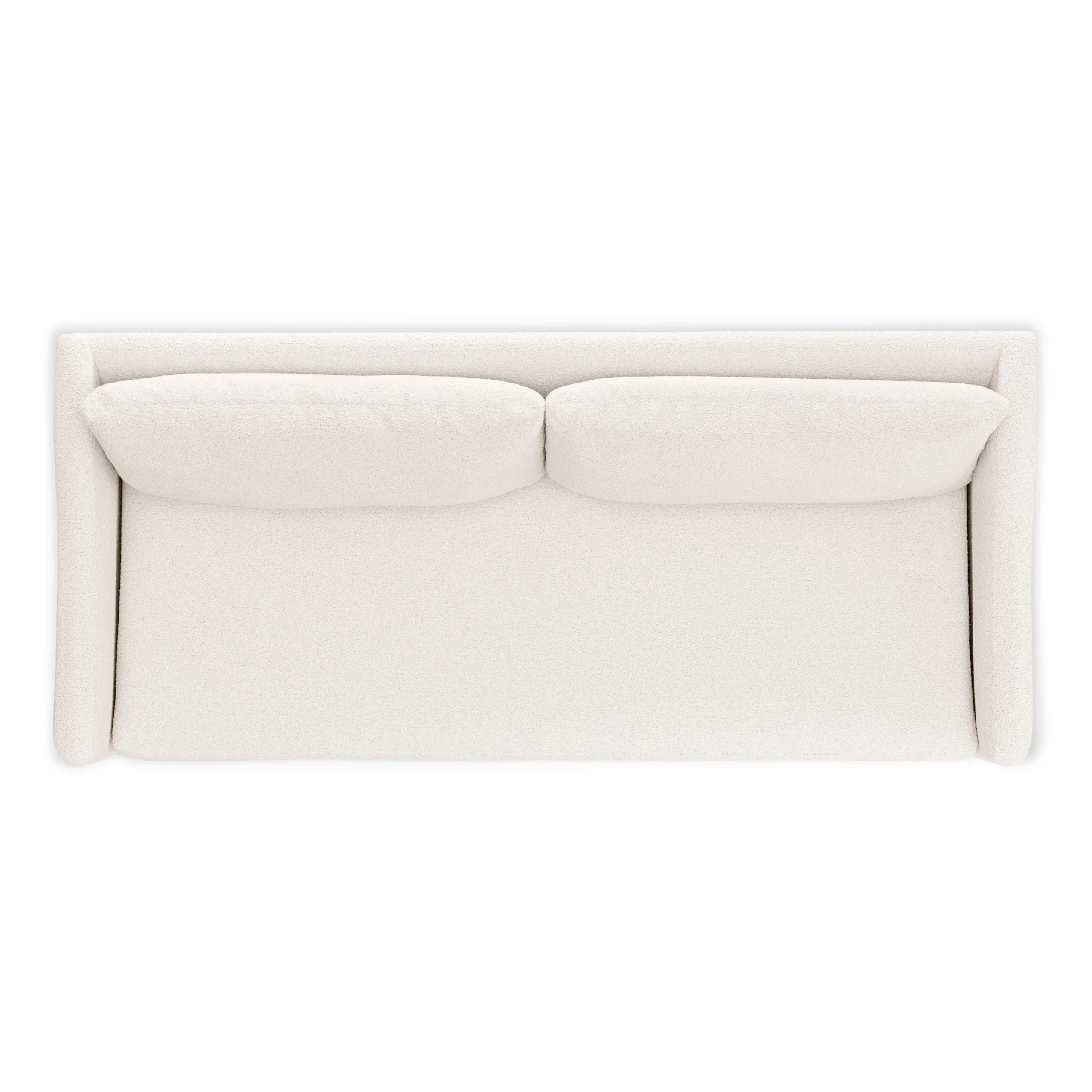 Landry 84.5_ Sofa Bed - Ivory Wool Bouclé - Image 10