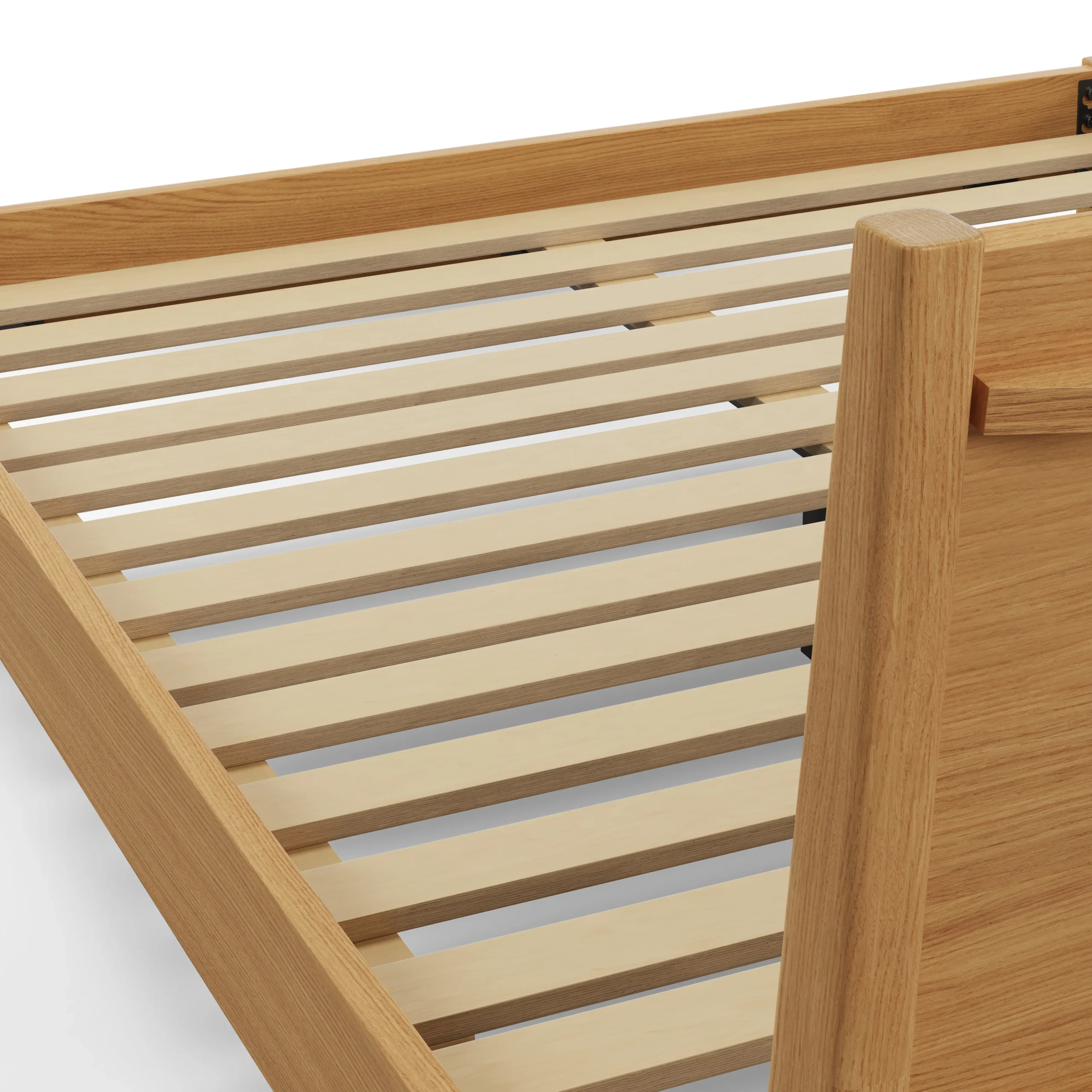 Cooper Queen Low Profile Bed - Natural Oak - Image 5