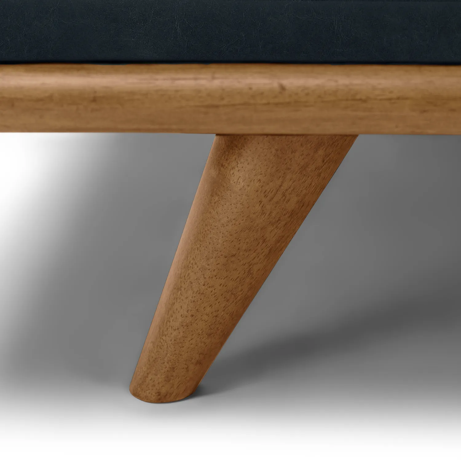 Timber 41_ Leather Lounge Chair - Charme Black - Image 5