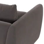 Leigh 86_ Velvet Sofa Bed - Hale Warm Gray