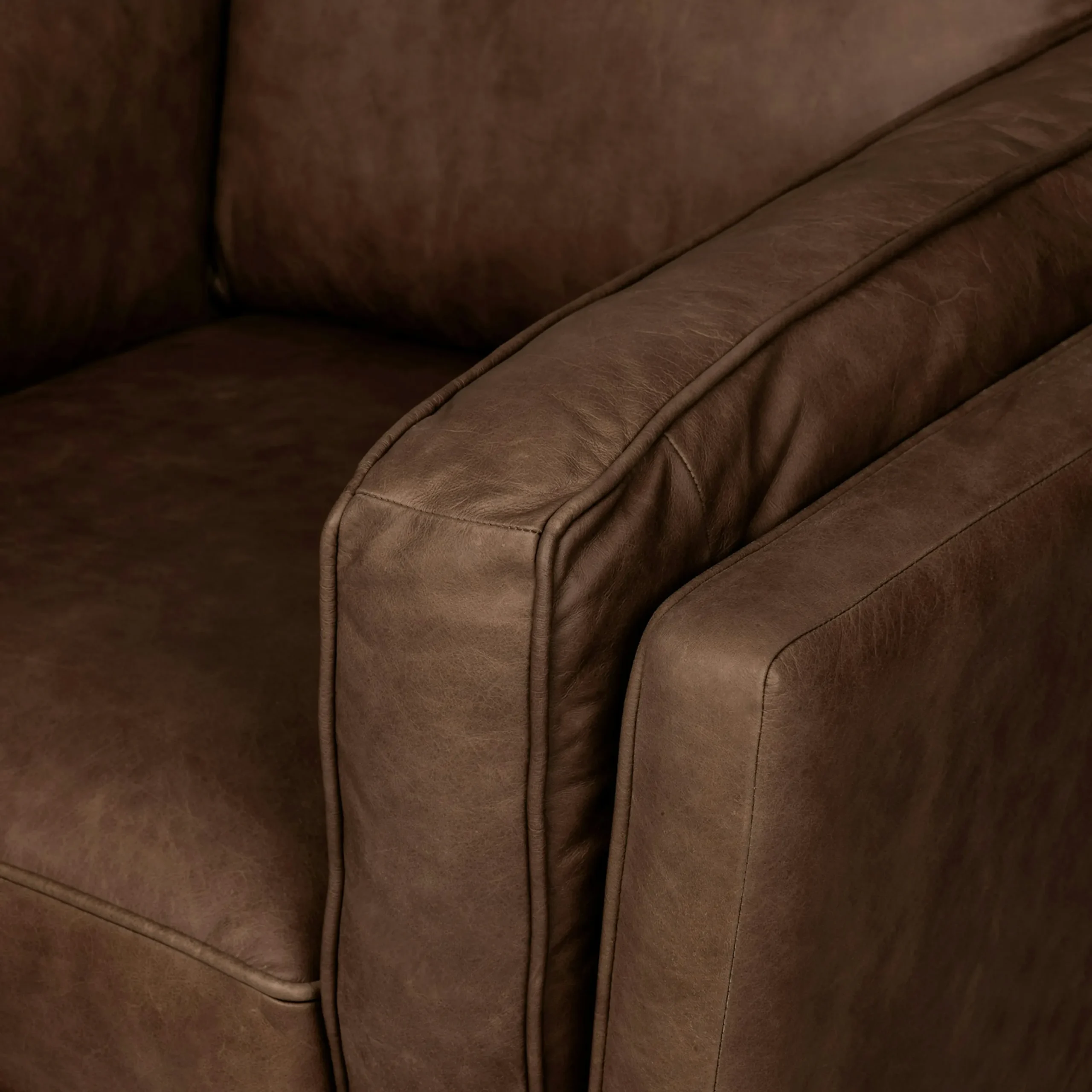 Timber 41_ Leather Lounge Chair - Charme Chocolat - Image 6
