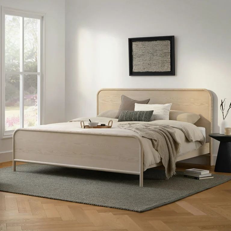Faydra King Bed - Natural Ash