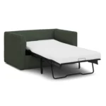 Marina 57_ Sleeper Chair - Green Wool Bouclé