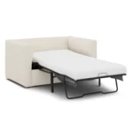 Marina 57_ Sleeper Chair - Ivory Wool Bouclé