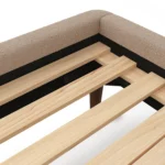 Kayra King Upholstered Bed - Lunaria Sandstone Bouclé