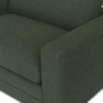 Riley 57.5_ Sleeper Chair - Green Wool Bouclé