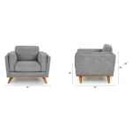 Timber 41_ Lounge Chair - Pebble Gray