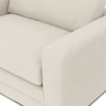 Riley 57.5_ Sleeper Chair - Ivory Wool Bouclé