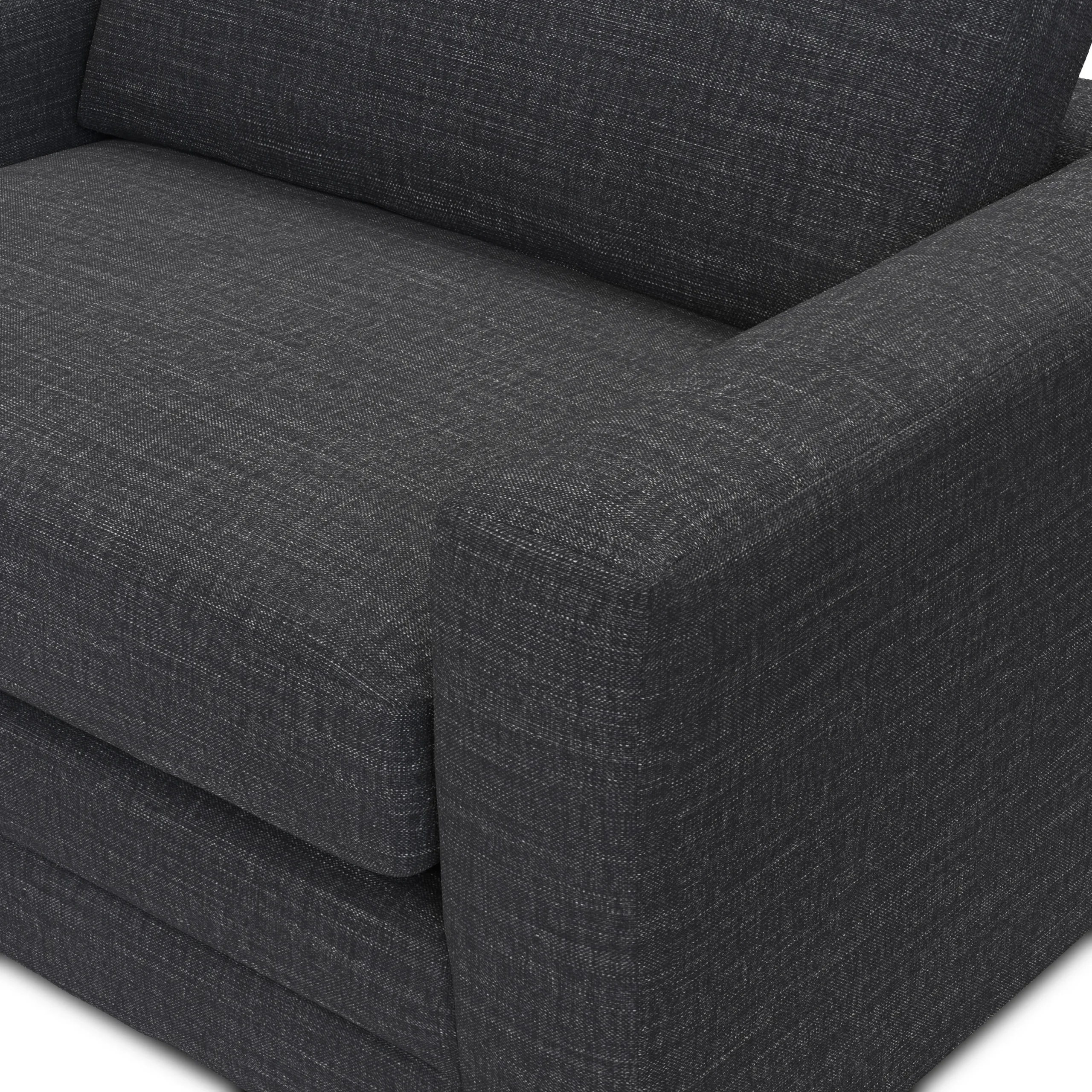 Riley 57.5_ Sleeper Chair - Napa Charcoal - Image 8