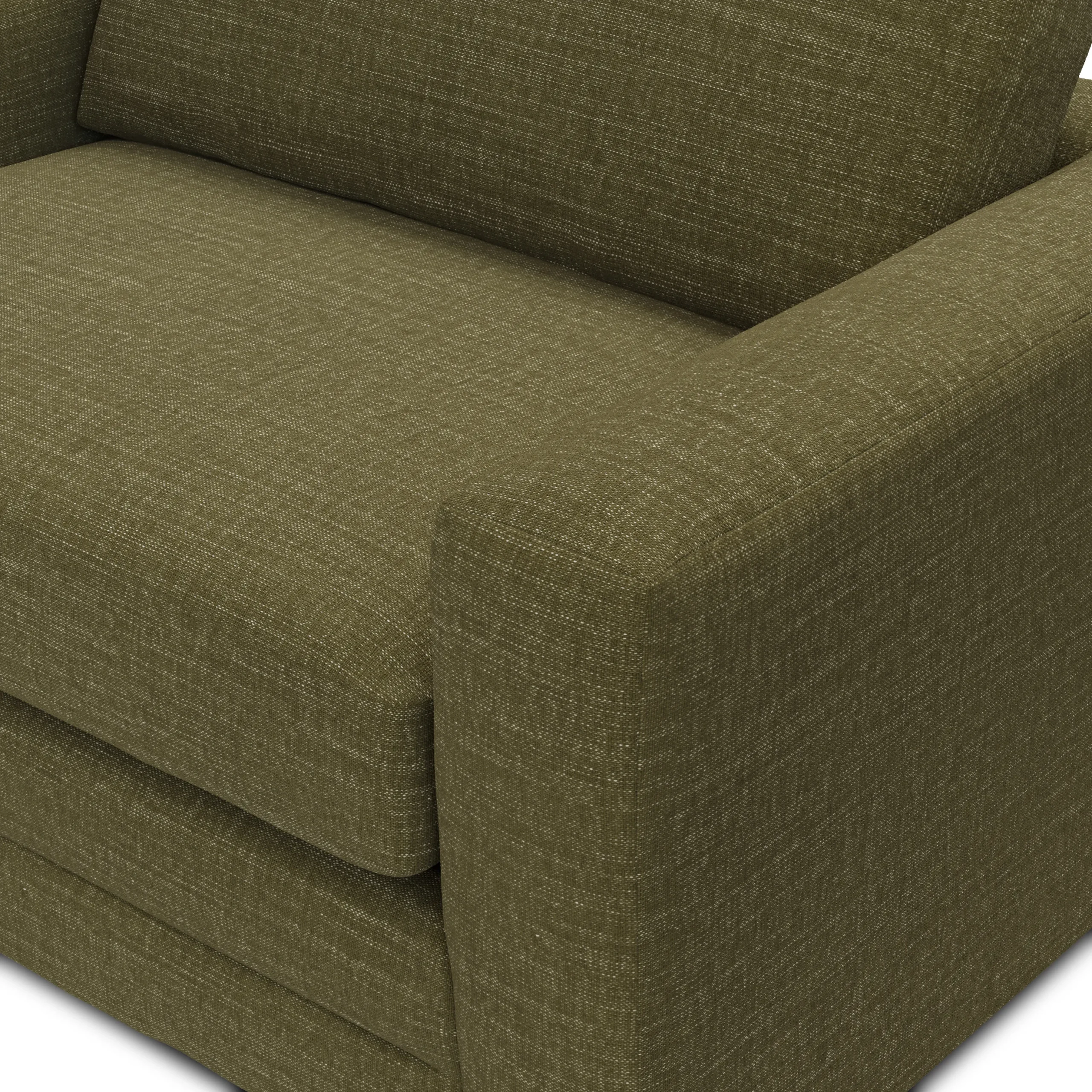 Riley 57.5_ Sleeper Chair - Napa Moss - Image 9