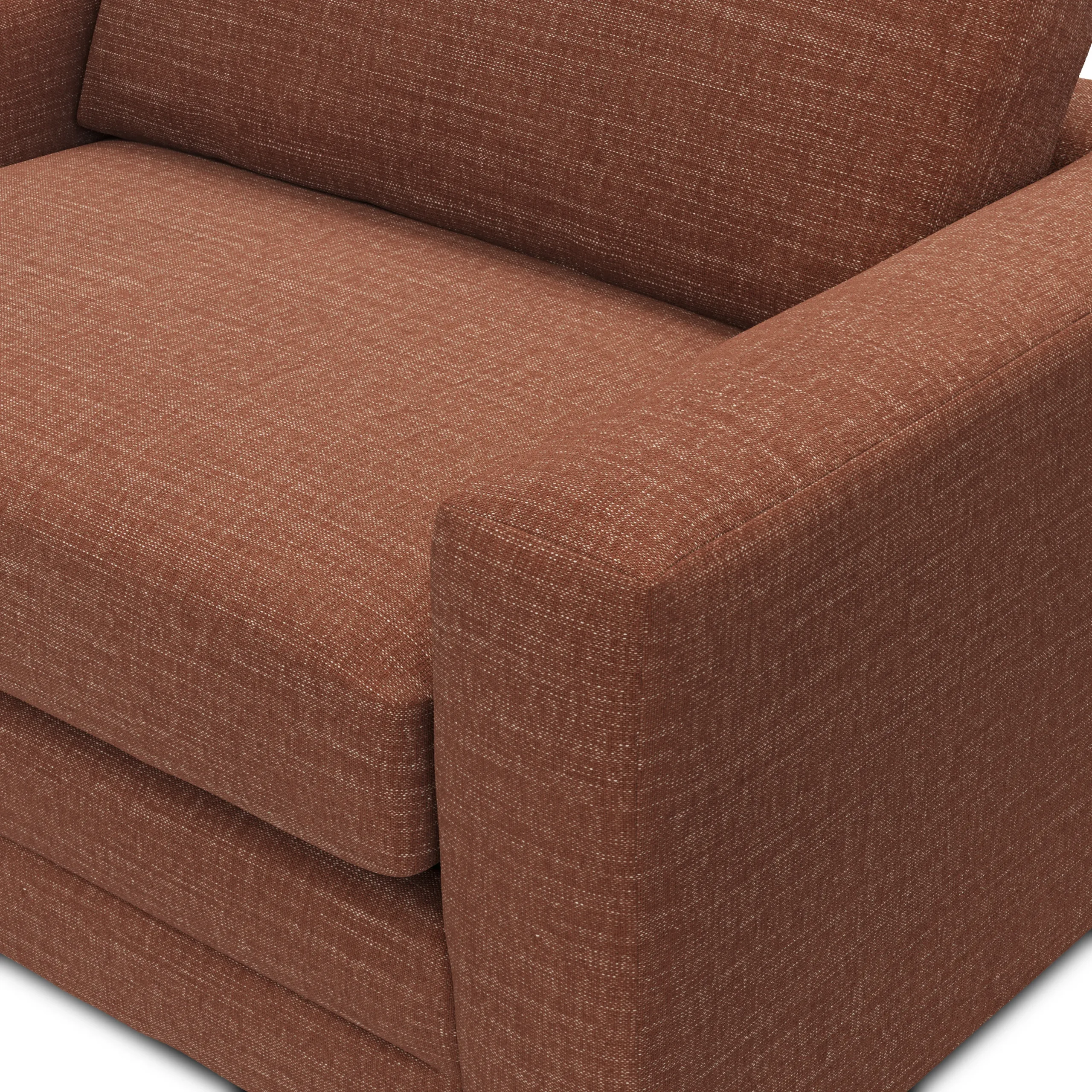 Riley 57.5_ Sleeper Chair - Napa Rust - Image 6