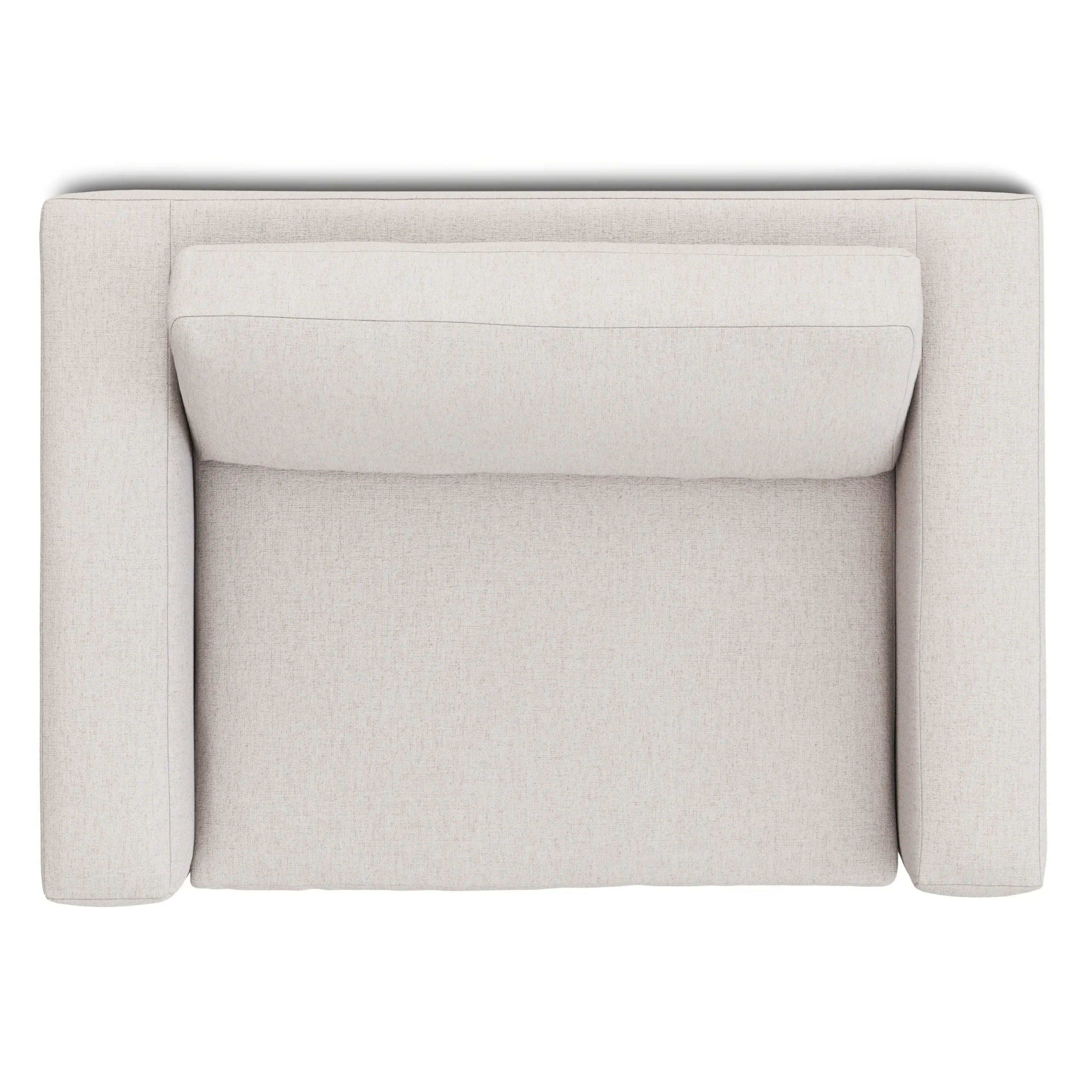 Riley 57.5_ Sleeper Chair - Napa White - Image 8