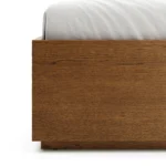Leif Queen Platform Bed - Smoked Oak