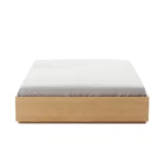 Leif Queen Platform Bed - White Oak
