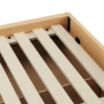 Leif Queen Platform Storage Bed - White Oak
