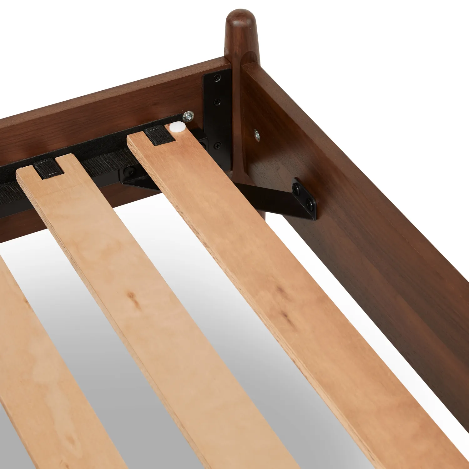 Lenia Full Bed - Walnut - Image 14