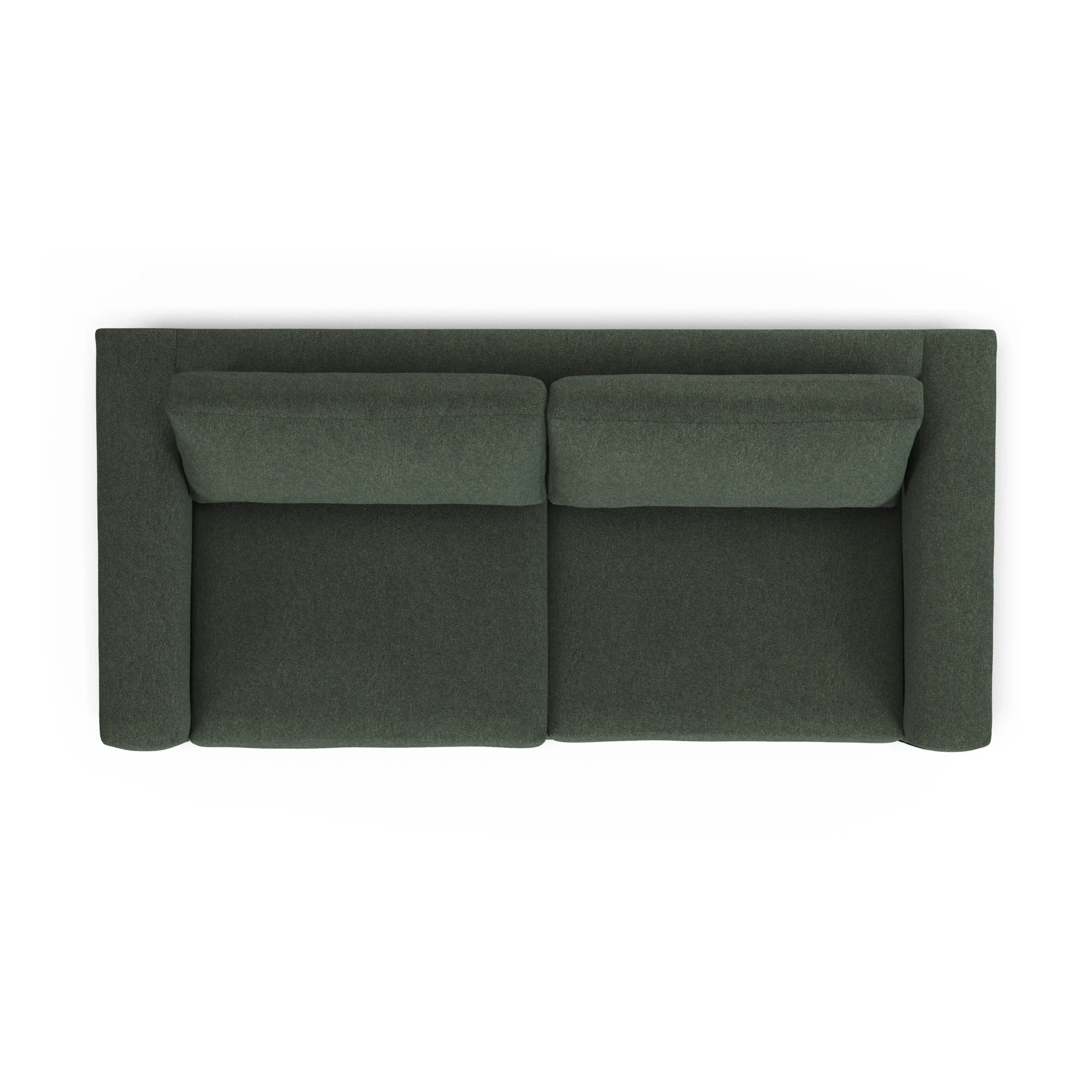 Riley 84_ Sofa Bed - Green Wool Bouclé - Image 10