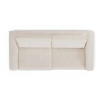 Riley 84_ Sofa Bed - Ivory Wool Bouclé