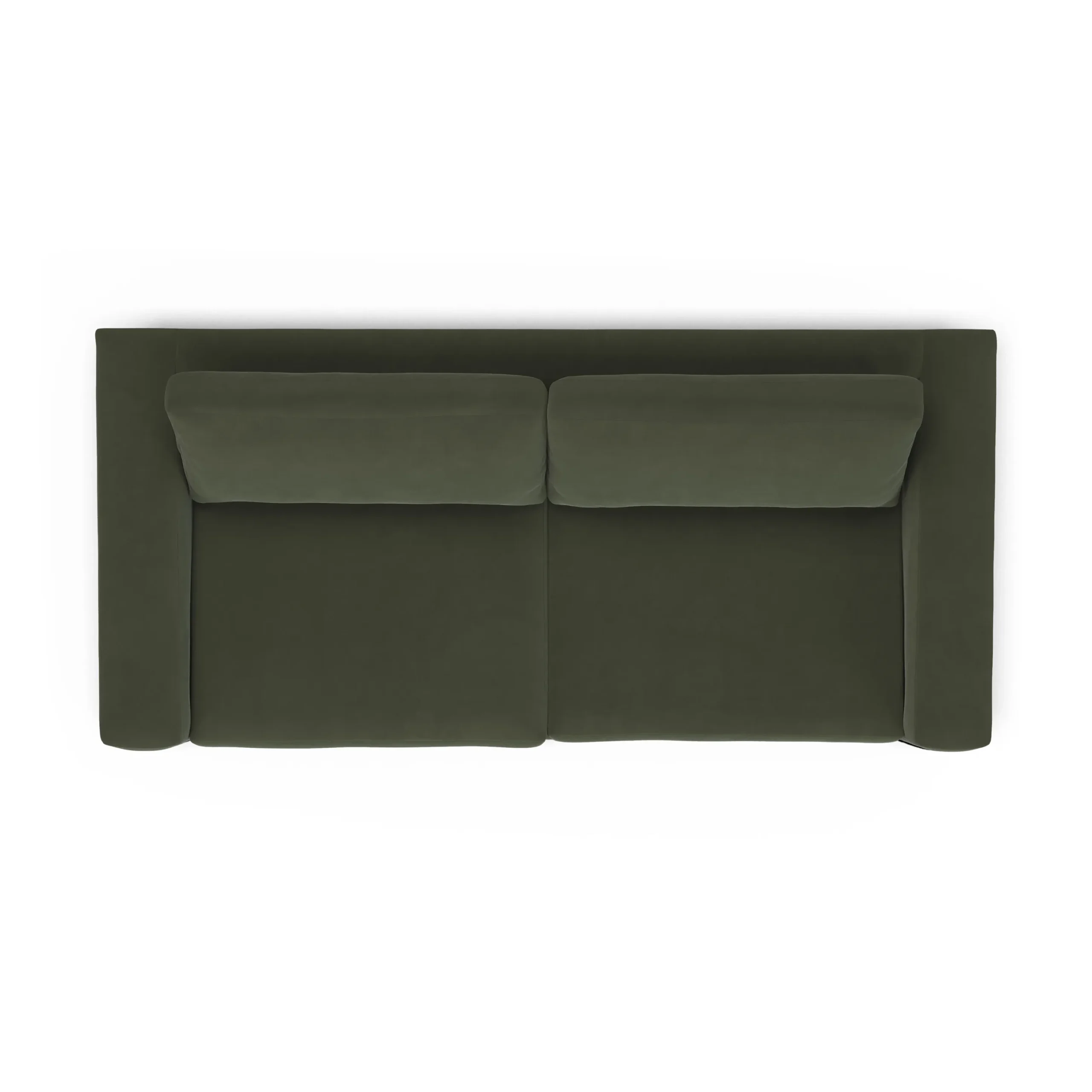 Riley 84_ Velvet Sofa Bed - Hale Fir Green - Image 10