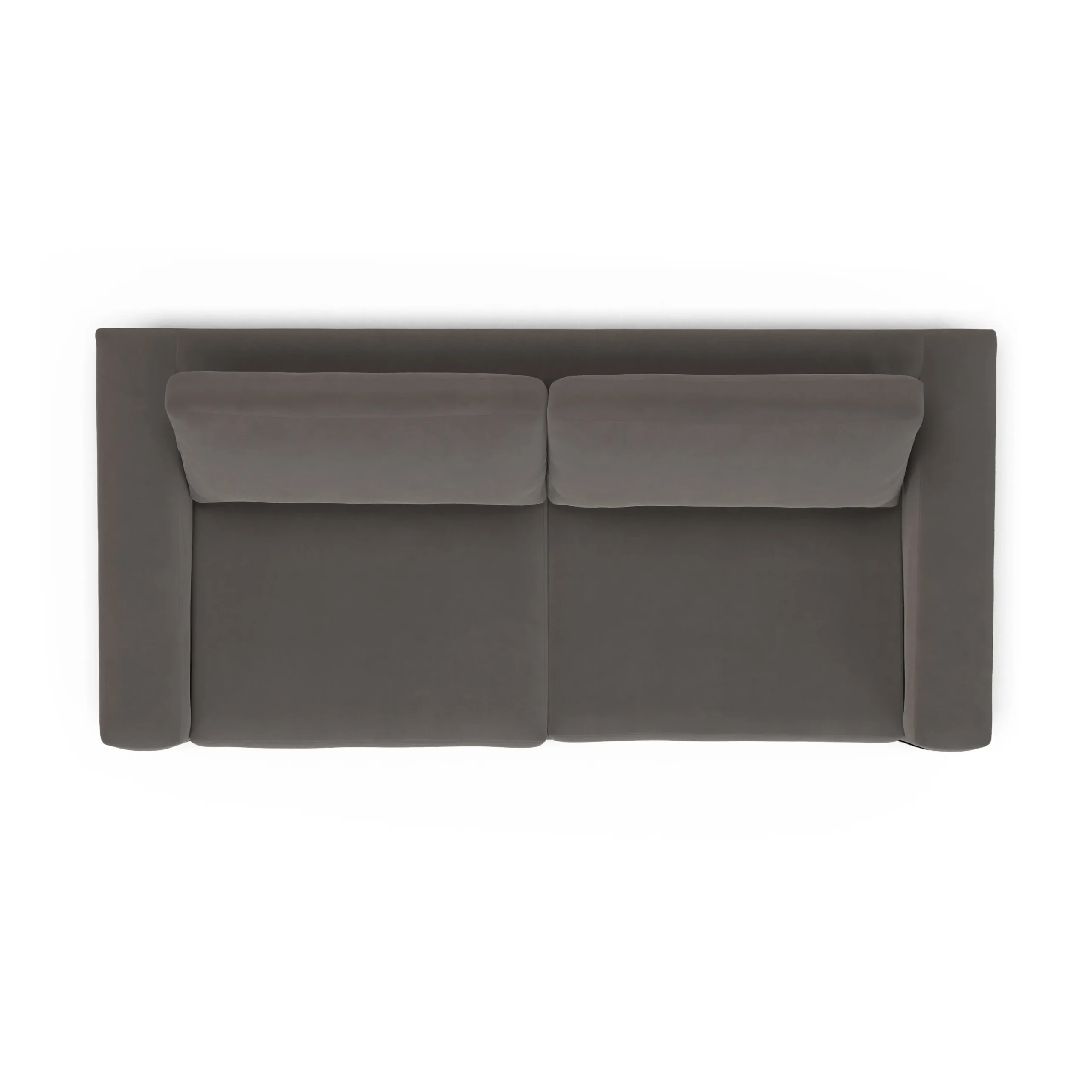 Riley 84_ Velvet Sofa Bed - Hale Warm Gray - Image 10