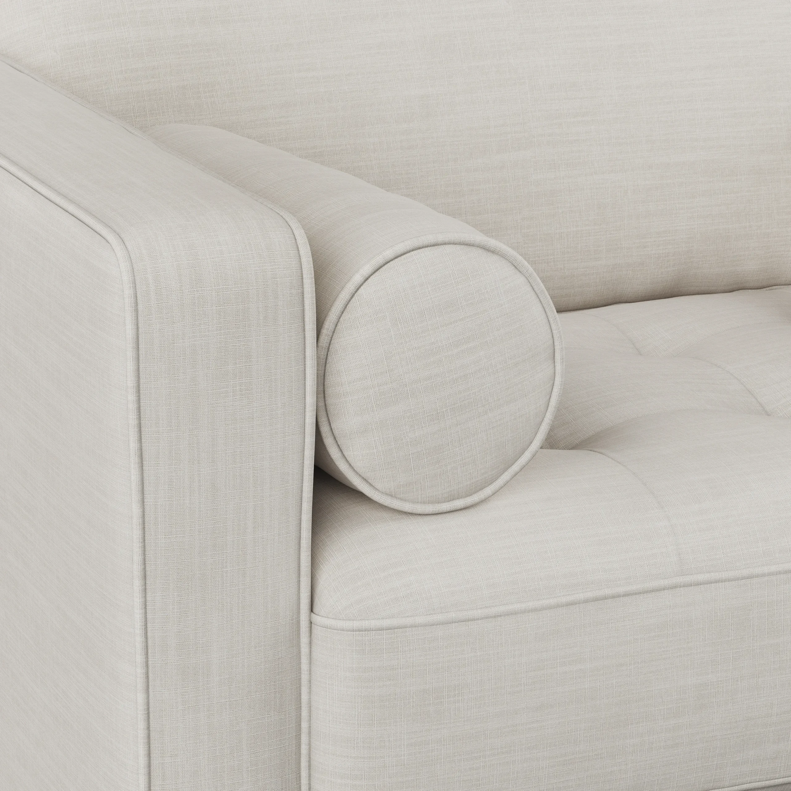 Sven 45.5_ Tufted Sleeper Chair - Biscuit Cream - Image 7
