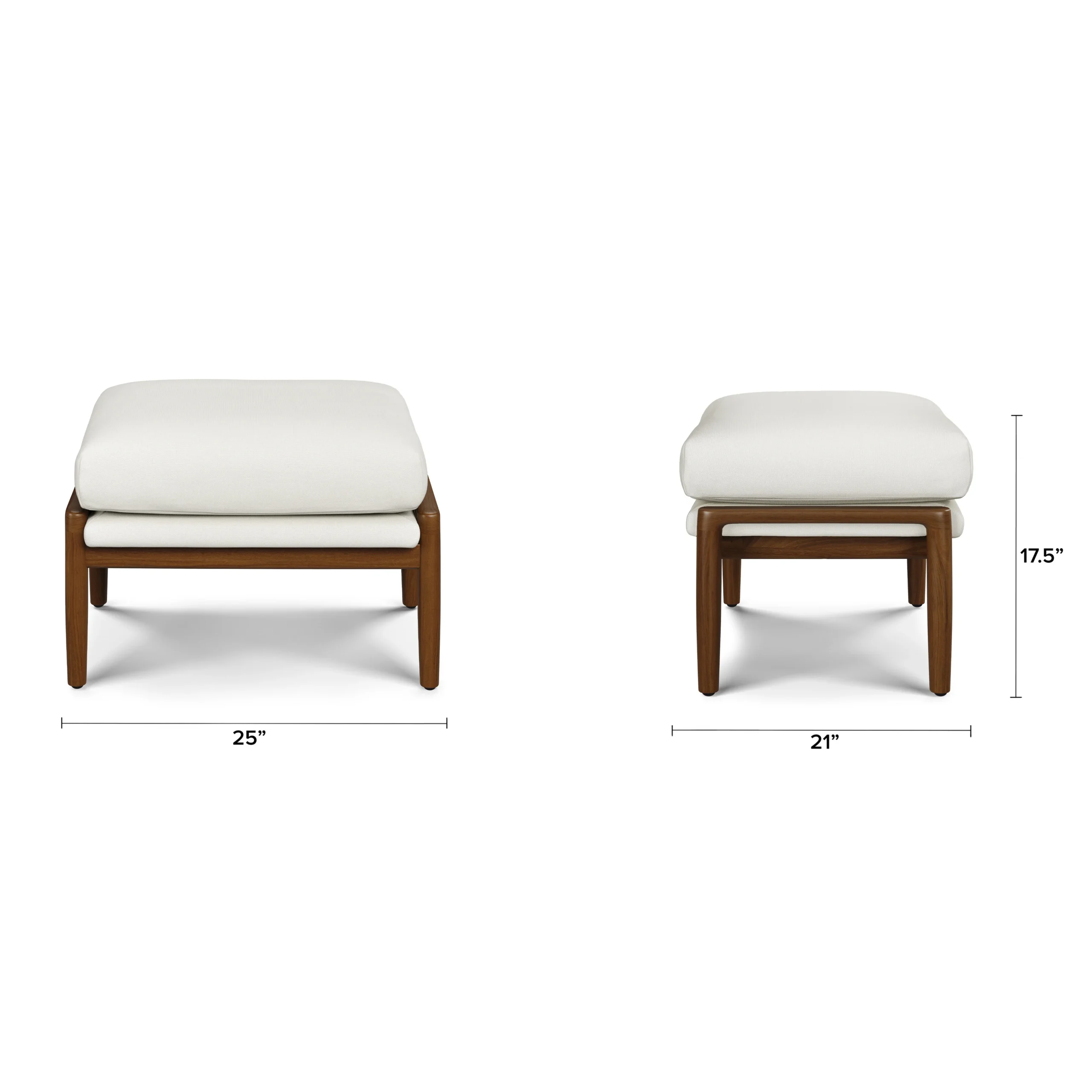Bavel 25_ Ottoman - Walnut and Field Ivory - Image 2