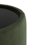 Benson 23.5_ Velvet Storage Ottoman - Hale Fir Green