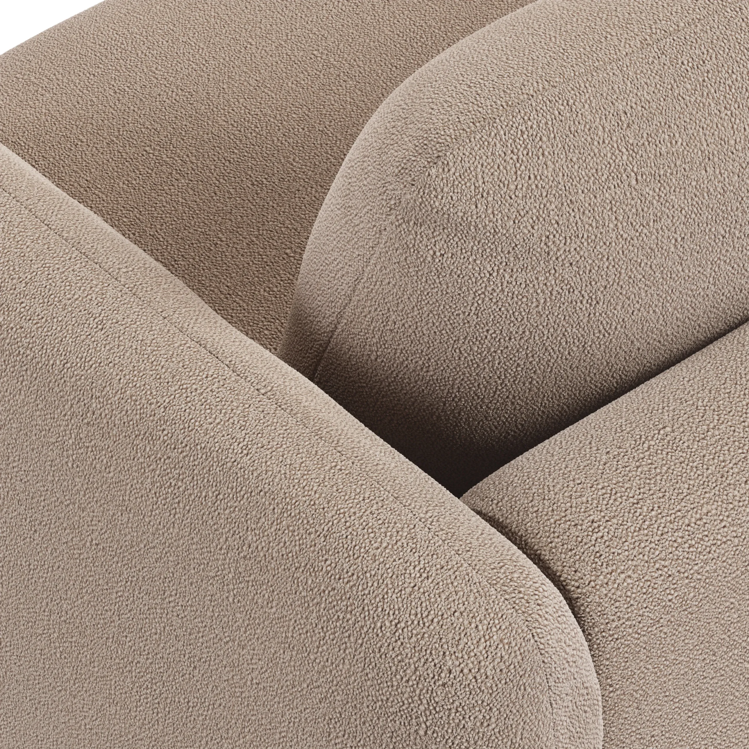 Sanders 37_ Lounge Chair - Sandstone Wool Bouclé - Image 5
