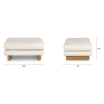 Kalok 34.5_ Ottoman - Buckler Ivory