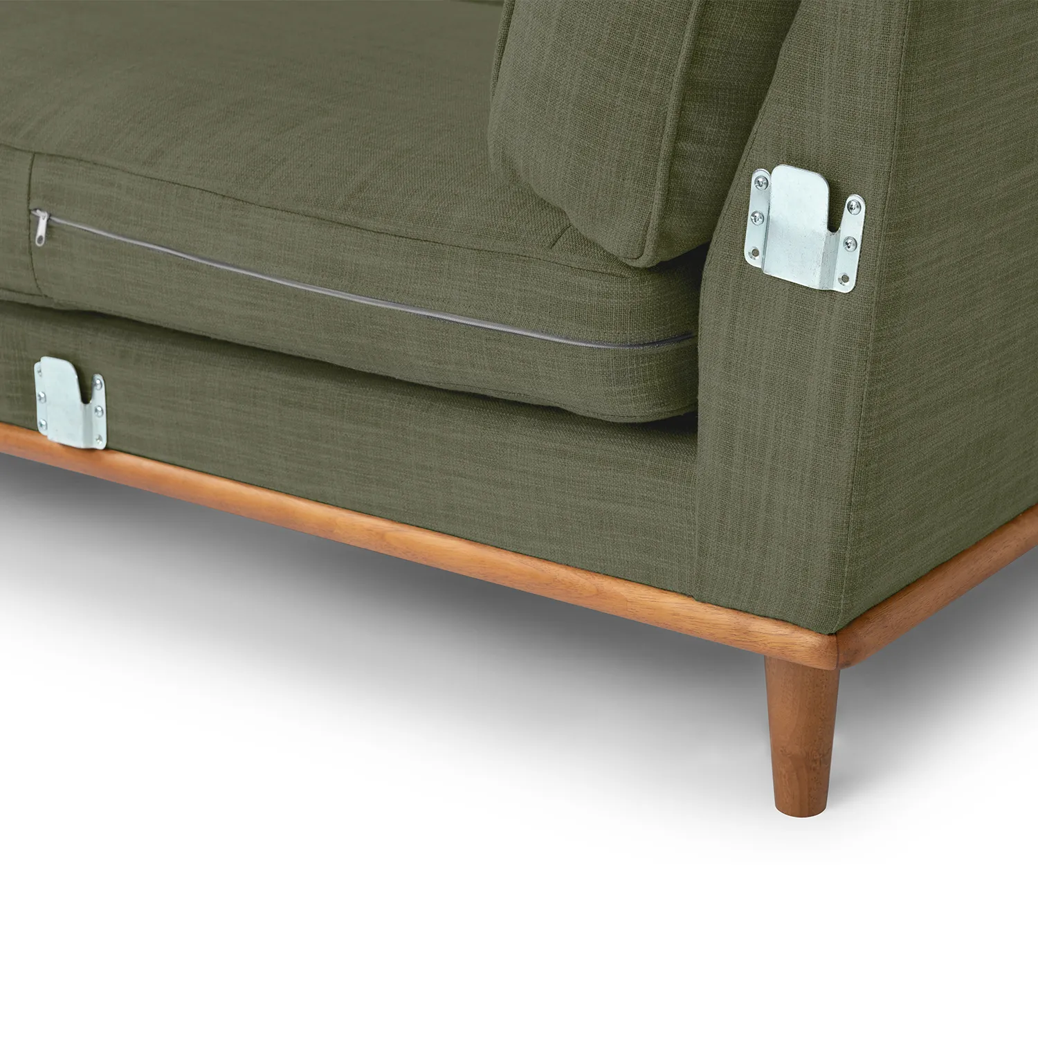 Timber 93_ Left Sectional - Olio Green - Image 11