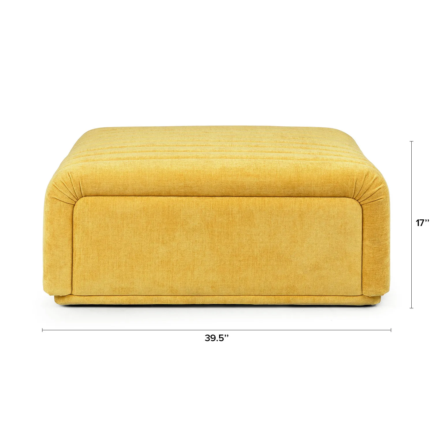 Sefto 39.5_ Ottoman - Marigold Yellow - Image 2