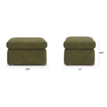 Marina 28.5_ Ottoman - Napa Moss