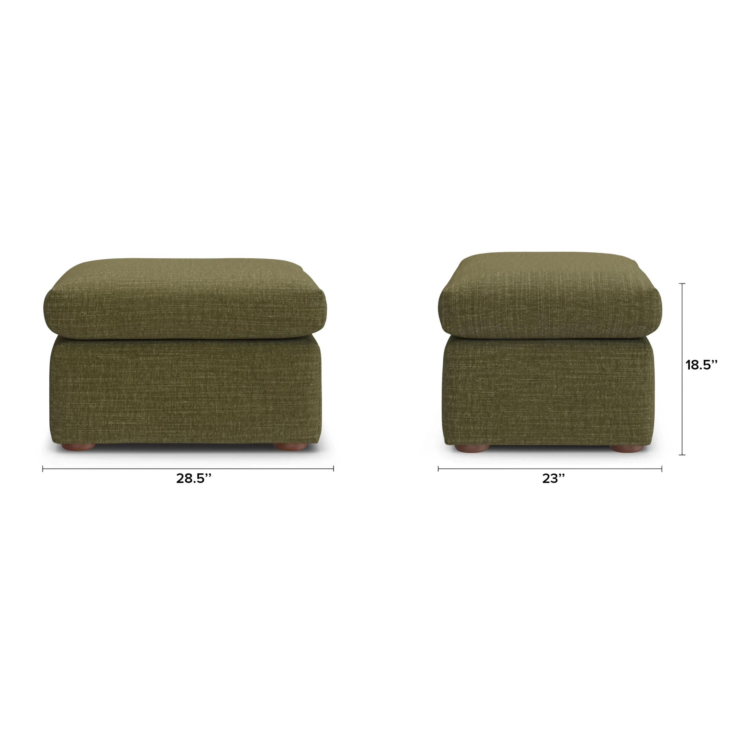 Marina 28.5_ Ottoman - Napa Moss - Image 12