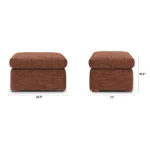 Marina 28.5_ Ottoman - Napa Rust