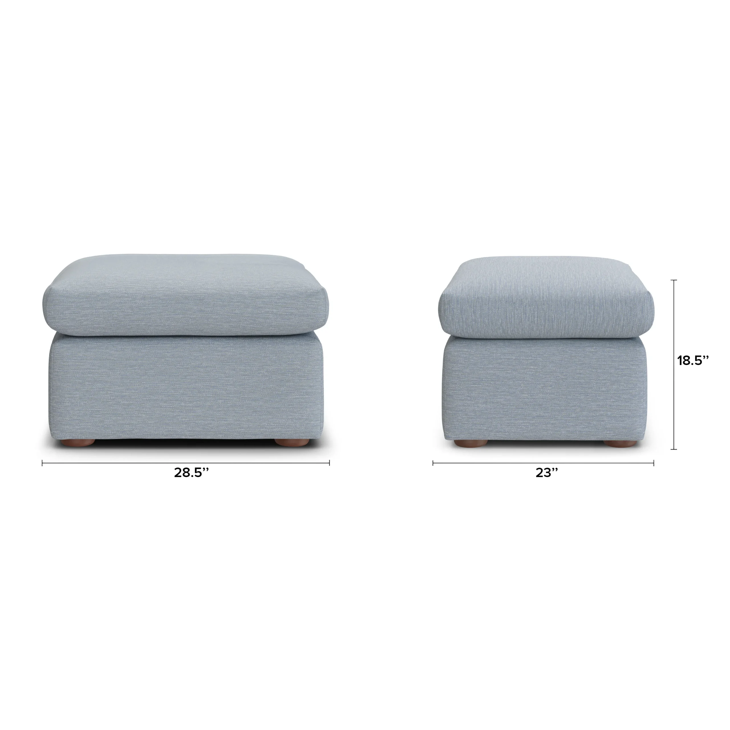 Marina 28.5_ Ottoman - Silver Light Blue - Image 11