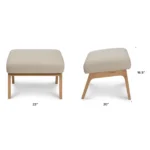 Otio 22_ Ottoman - Oak and Welsh Taupe