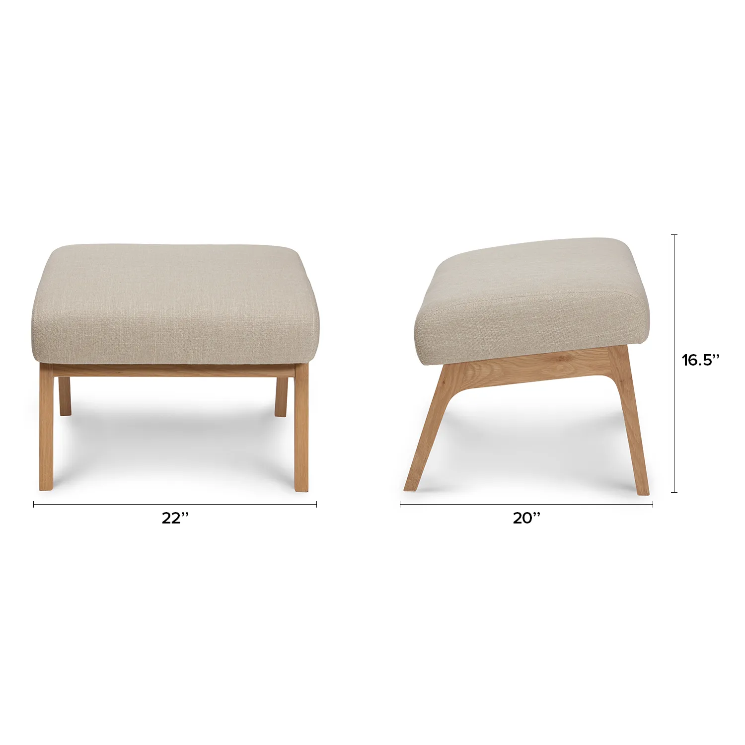 Otio 22_ Ottoman - Oak and Welsh Taupe - Image 11