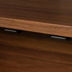 Krossa 31.5_ Shelving Unit with Storage - Walnut