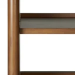 Torme 34_ Bookcase with Storage, Tall - Smoked Oak
