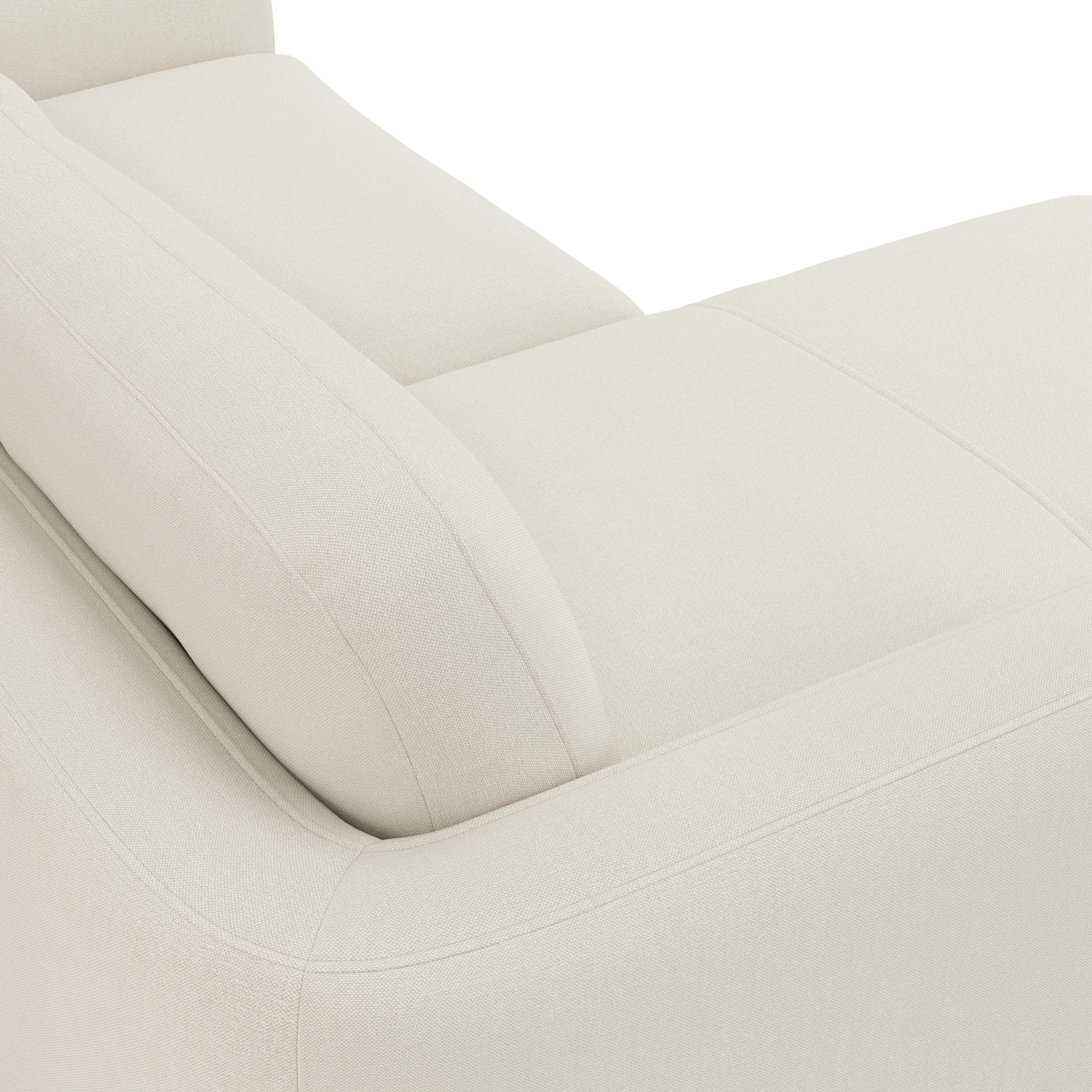 Vati 80_ Left Storage Sectional - Natural Oak and Buckler Ivory - Image 11