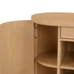 Jens 38_ Bar Cabinet - White Oak