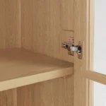 Liv 35.25_ Glass Cabinet - White Oak