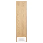 Mysen 35.5_ Glass Cabinet - Natural Oak