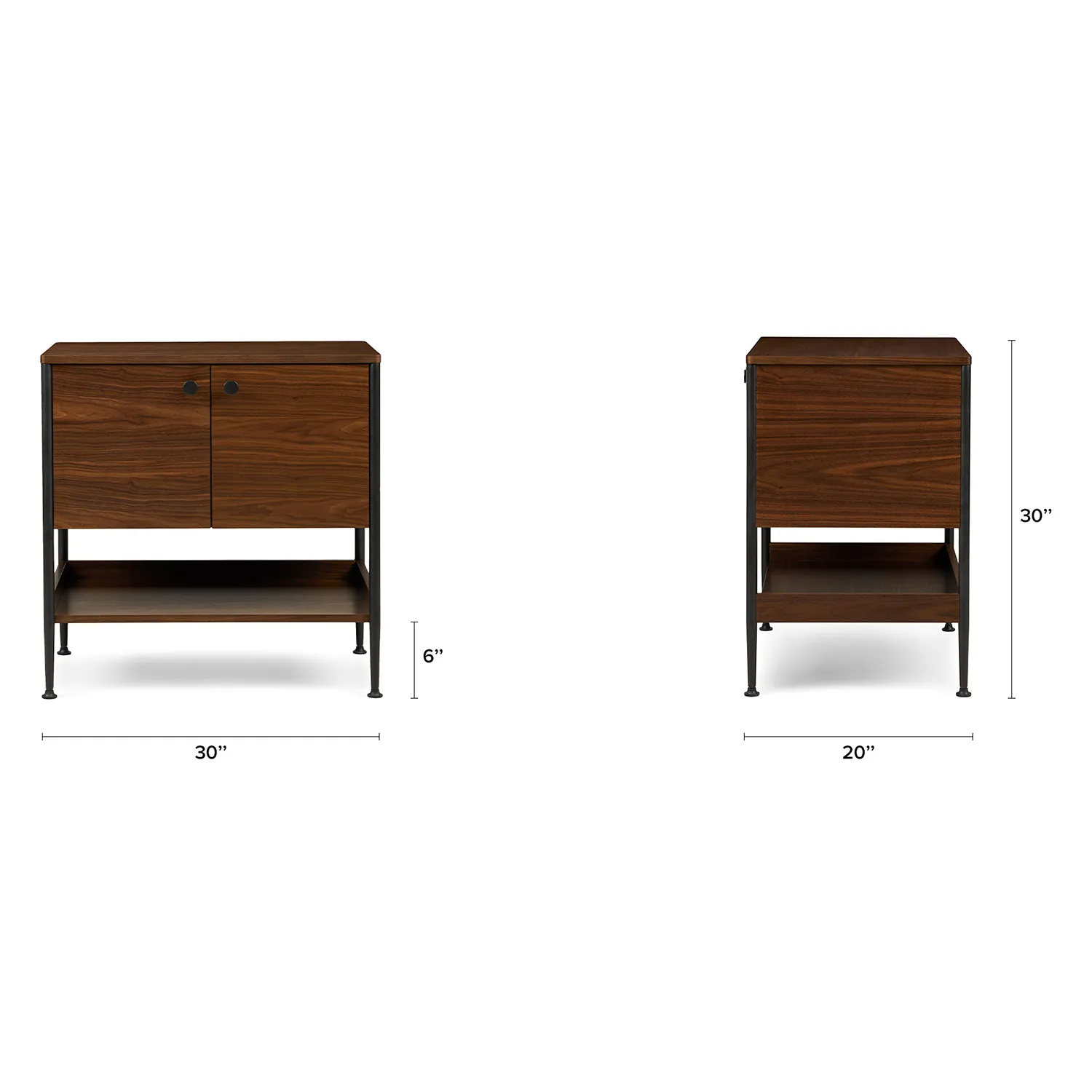 Newberry 30_ Cabinet - Walnut - Image 11