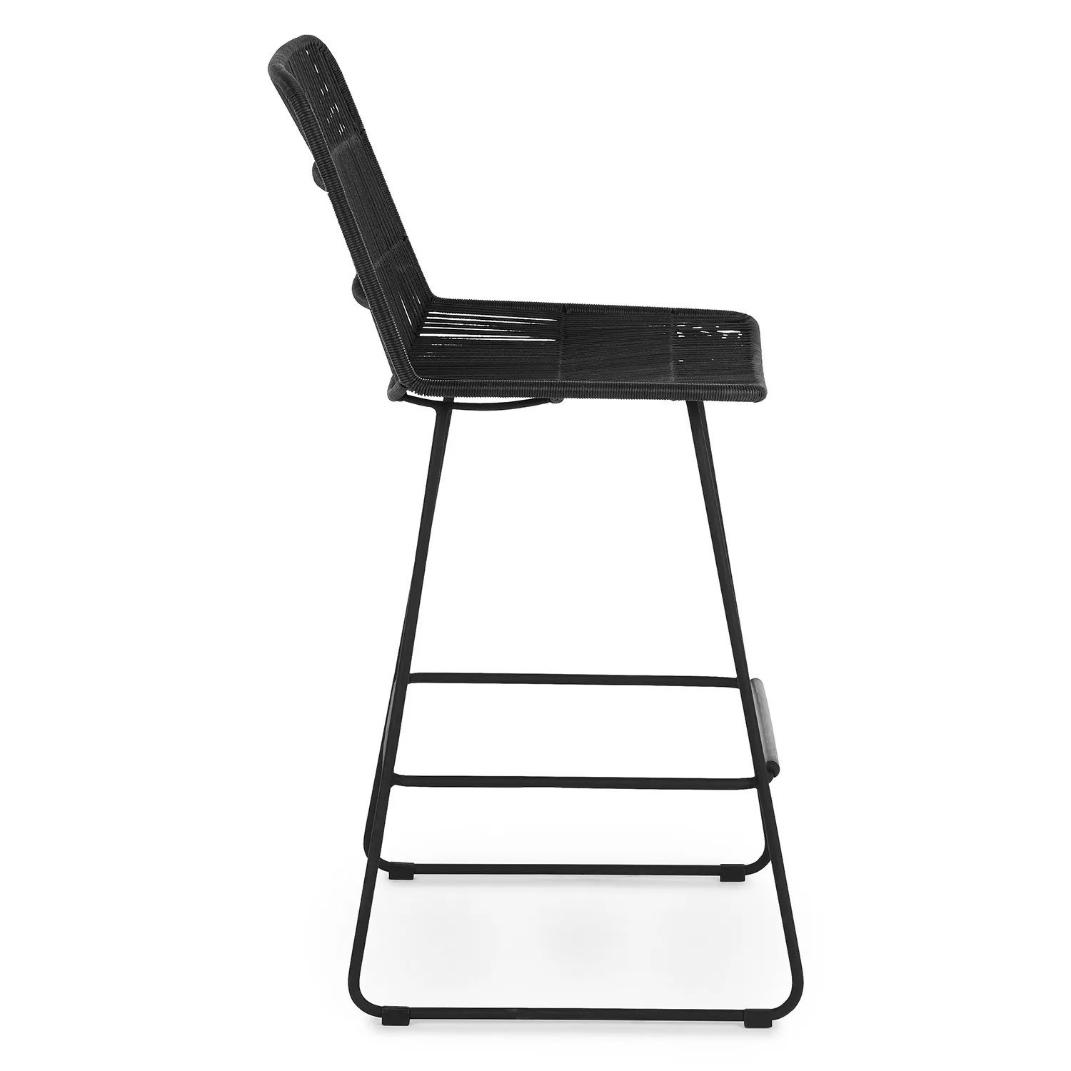 Selka Outdoor Counter Stool - Black - Image 11