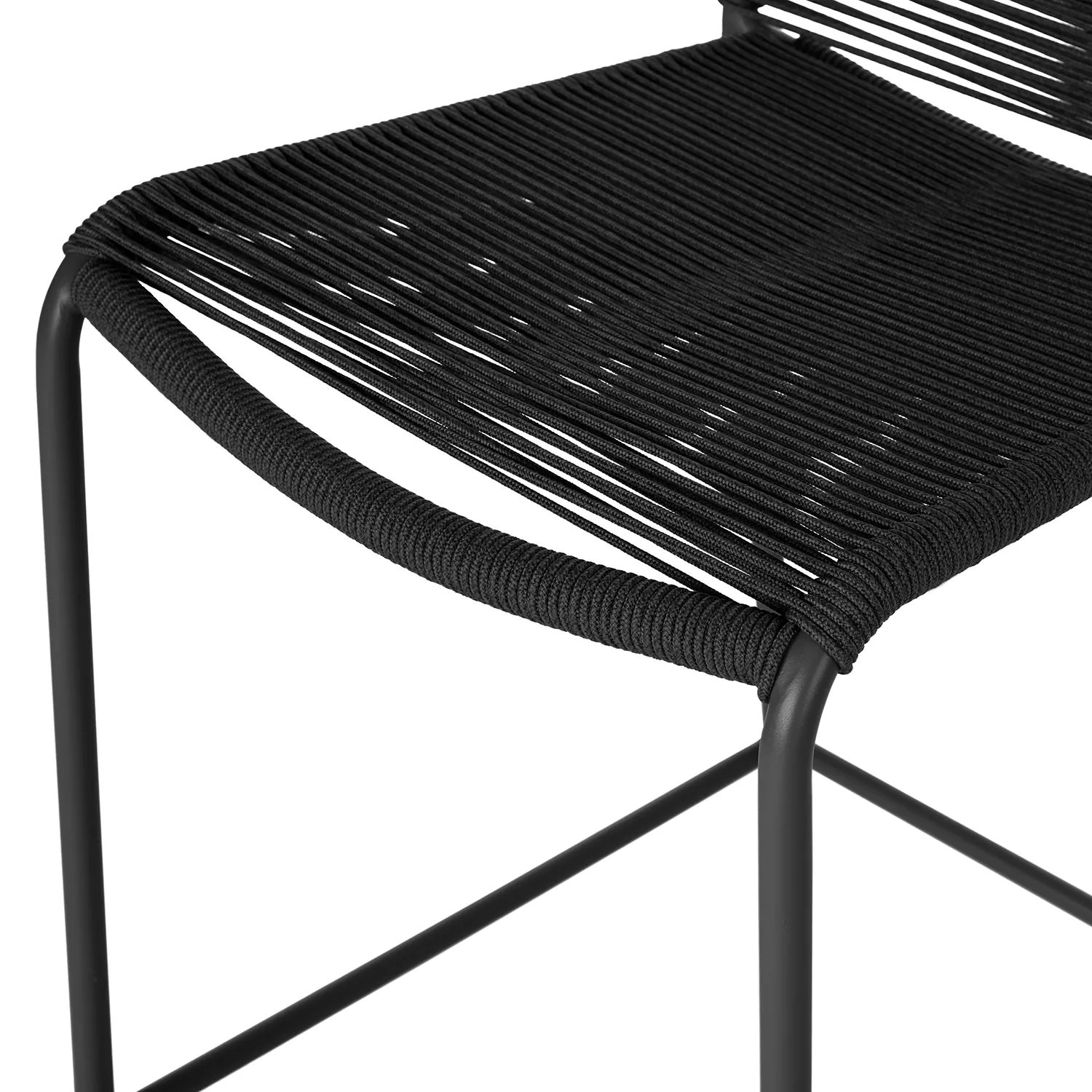 Zina Outdoor Bar Stool - Ember Black - Image 11