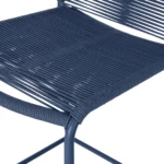 Zina Outdoor Bar Stool - Indigo Blue