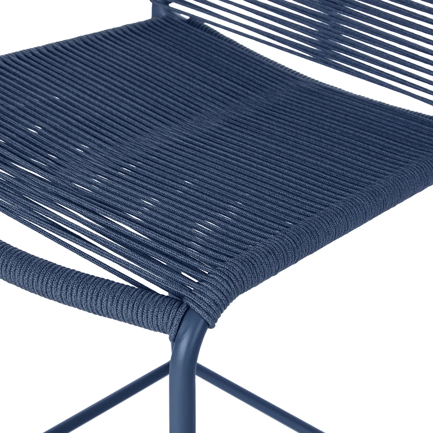 Zina Outdoor Bar Stool - Indigo Blue - Image 11